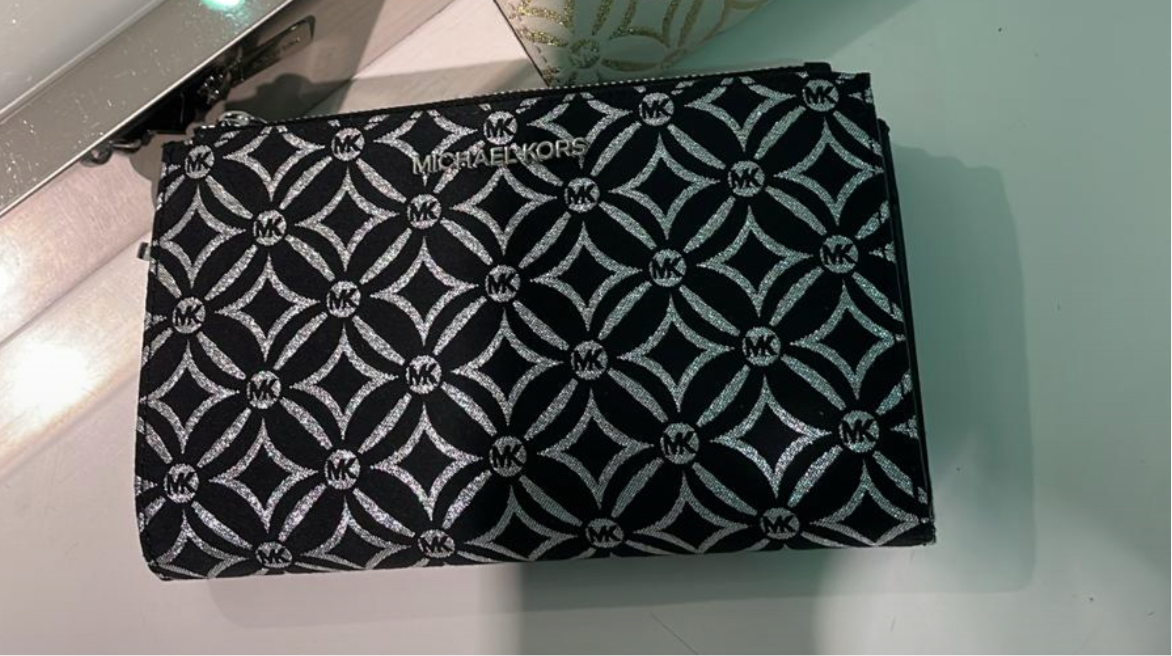 Michael Kors double zip schwarz