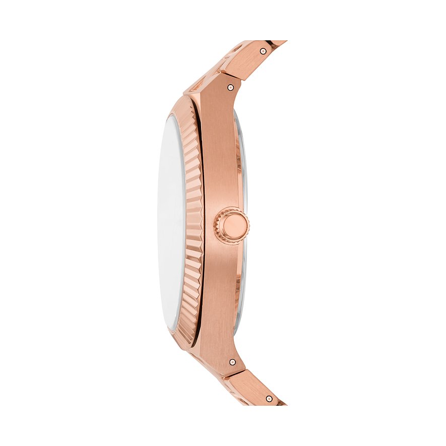 Fossil Damenuhr Scarlette rosegold von der Seite