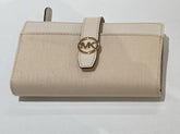 Michael kors geldbeutel creme