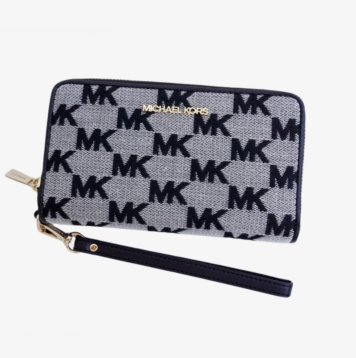 Michael Kors Portemonnaie mit Handyfach schwarz