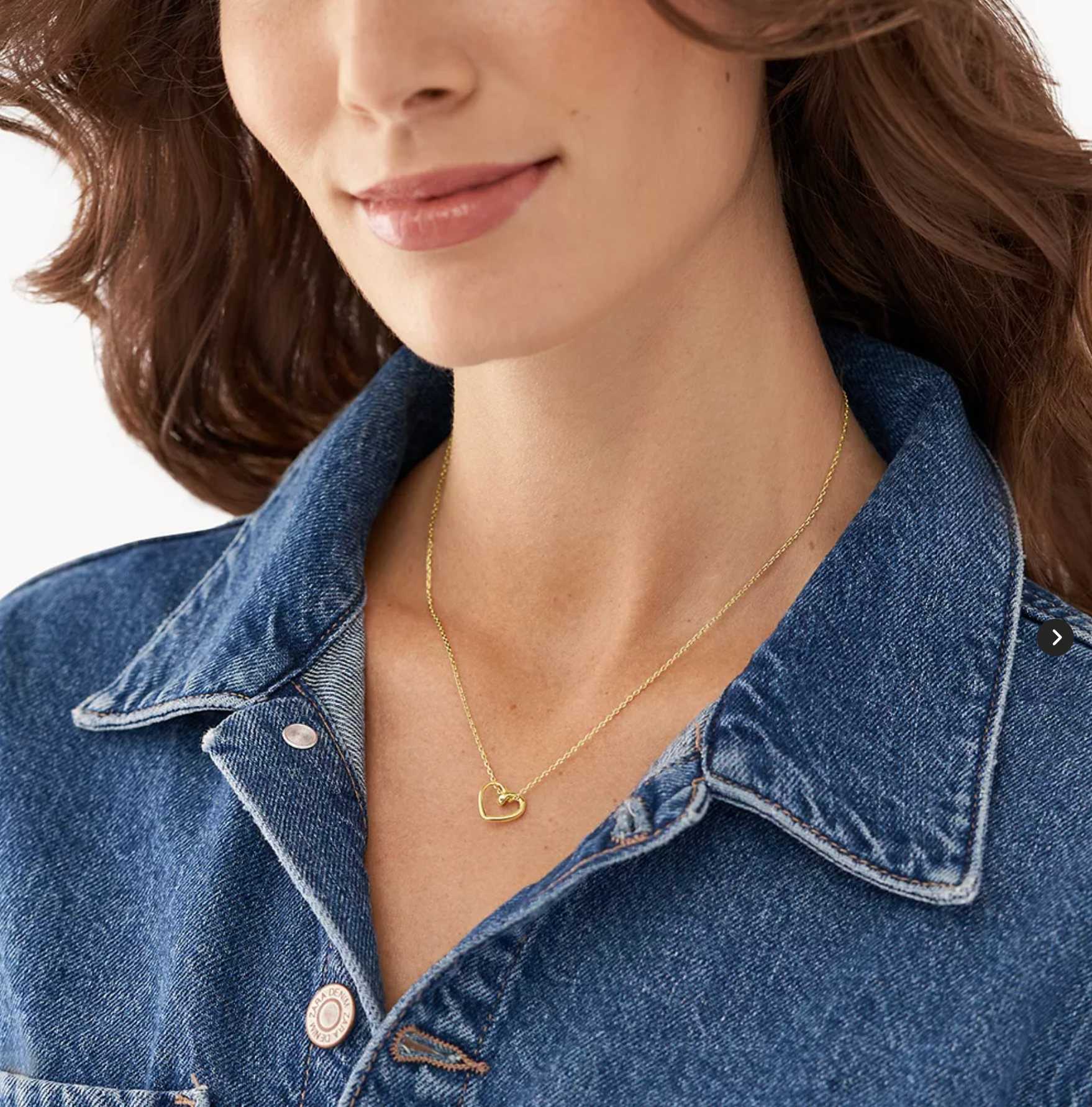 Fossil Herz gold
