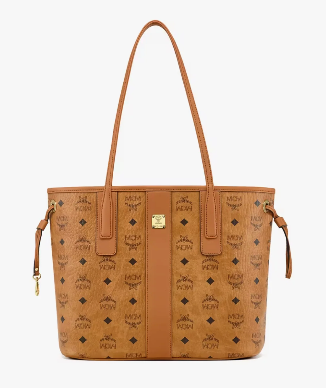MCM Aren Tote Medium in Denim Visetos
