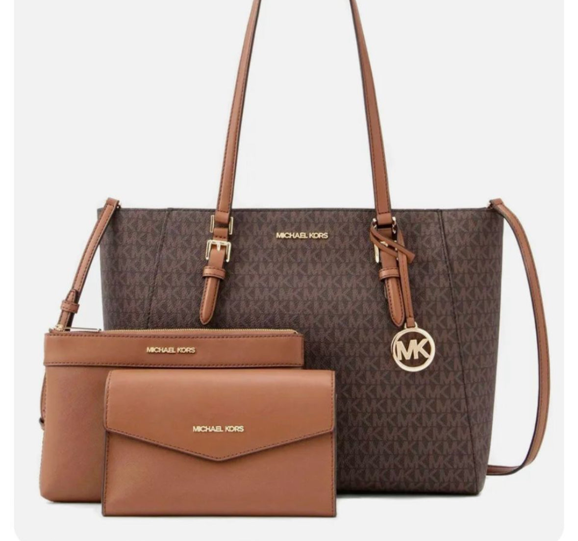 Michael Kors Charlotte 3in1 set Brown