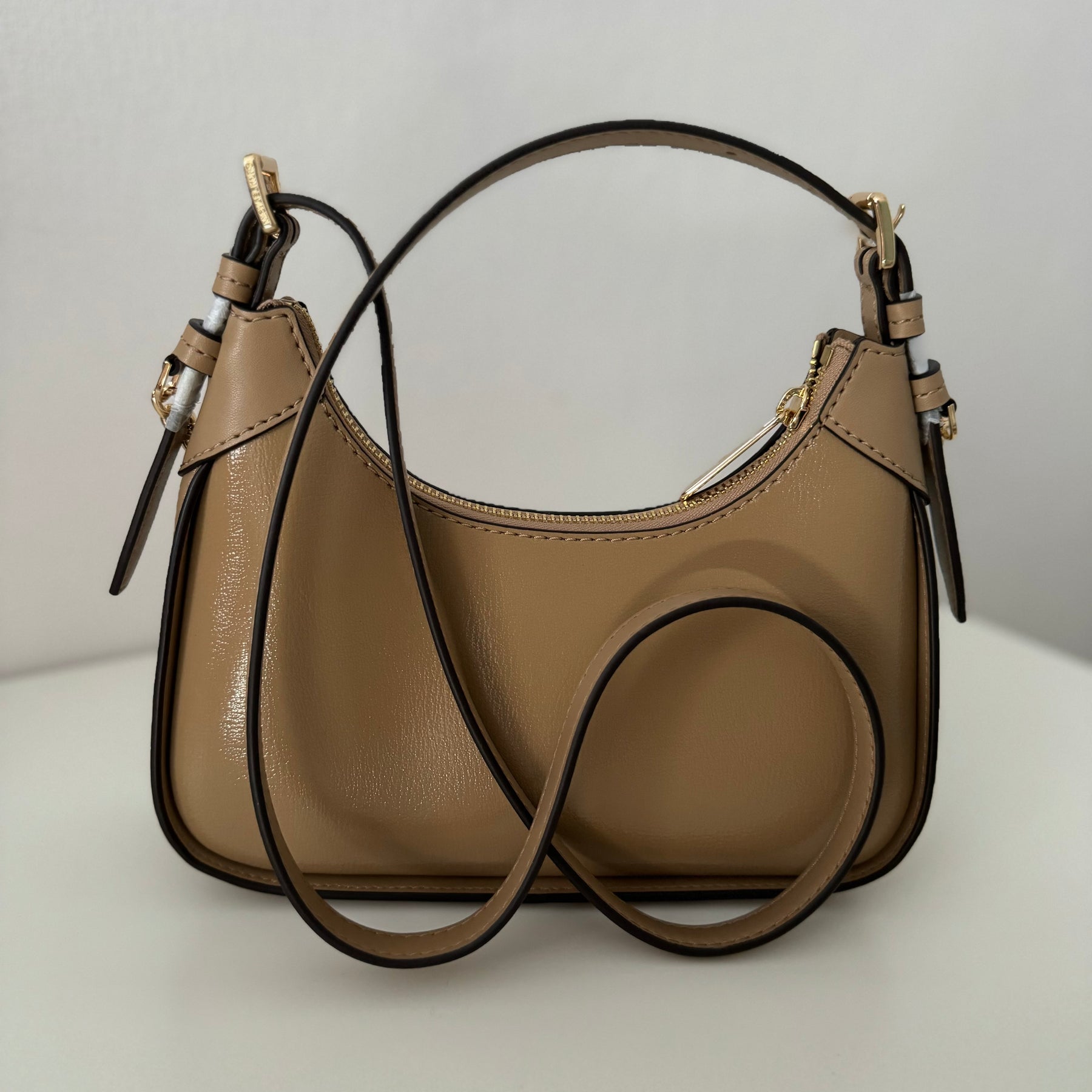 Michael Kors Wilma Camel LEATHER