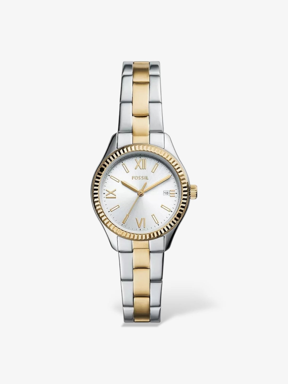 Fossil Uhr Rye 3-Zeiger-Werk Datum zweifarbig