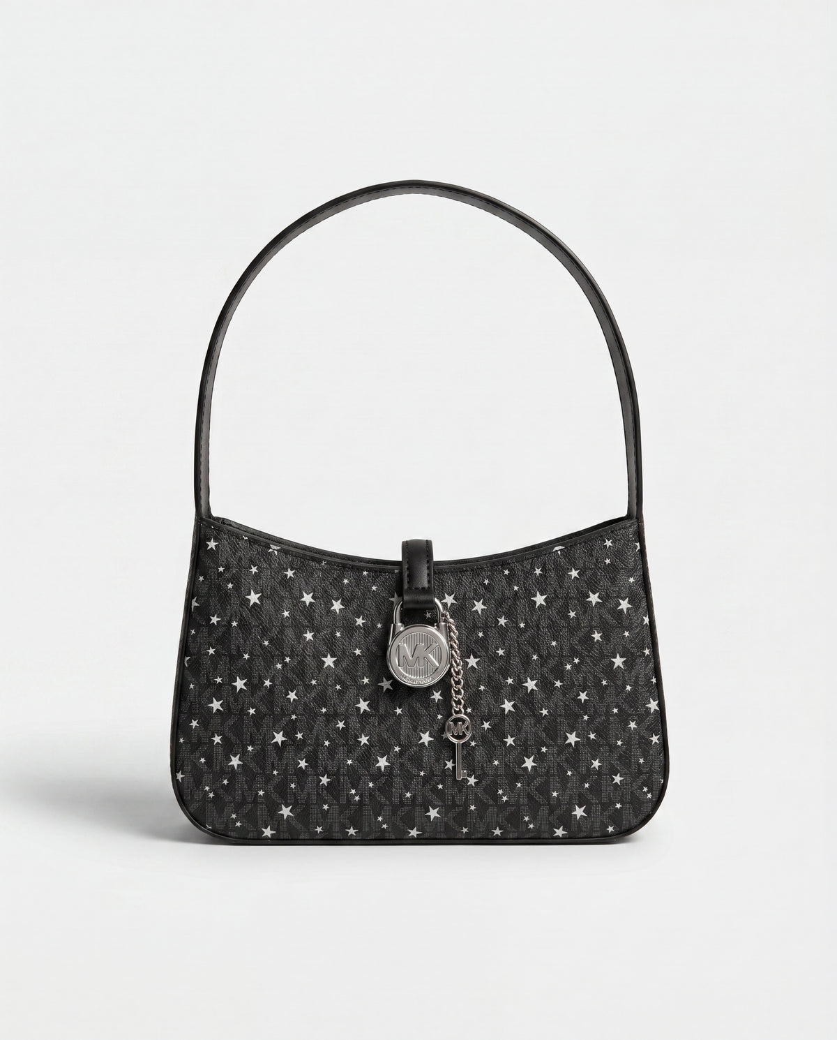 Michael Kors Lyra sternchen Tasche schwarz small