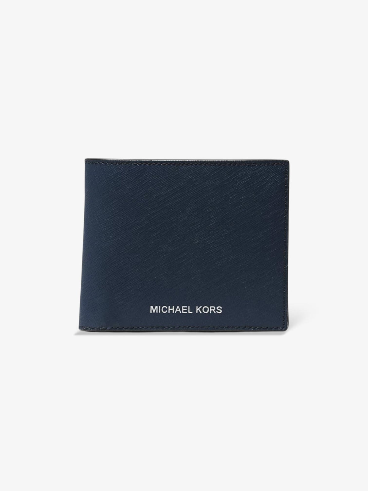Michael Kors Harrison Wallet Navy Saffiano Leder Vorderseite