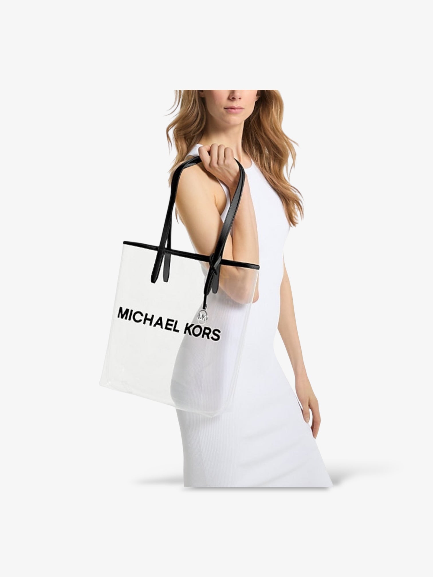 Michael Kors transparente Tasche schwarz