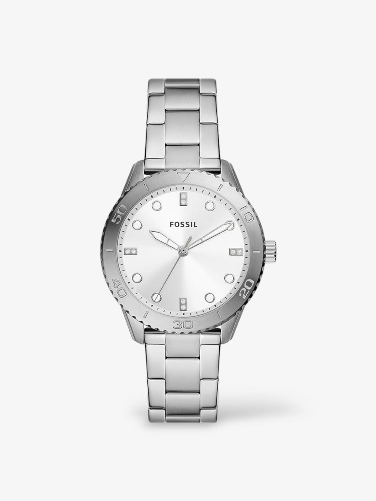 Fossil Uhr BQ3885 silberfarben