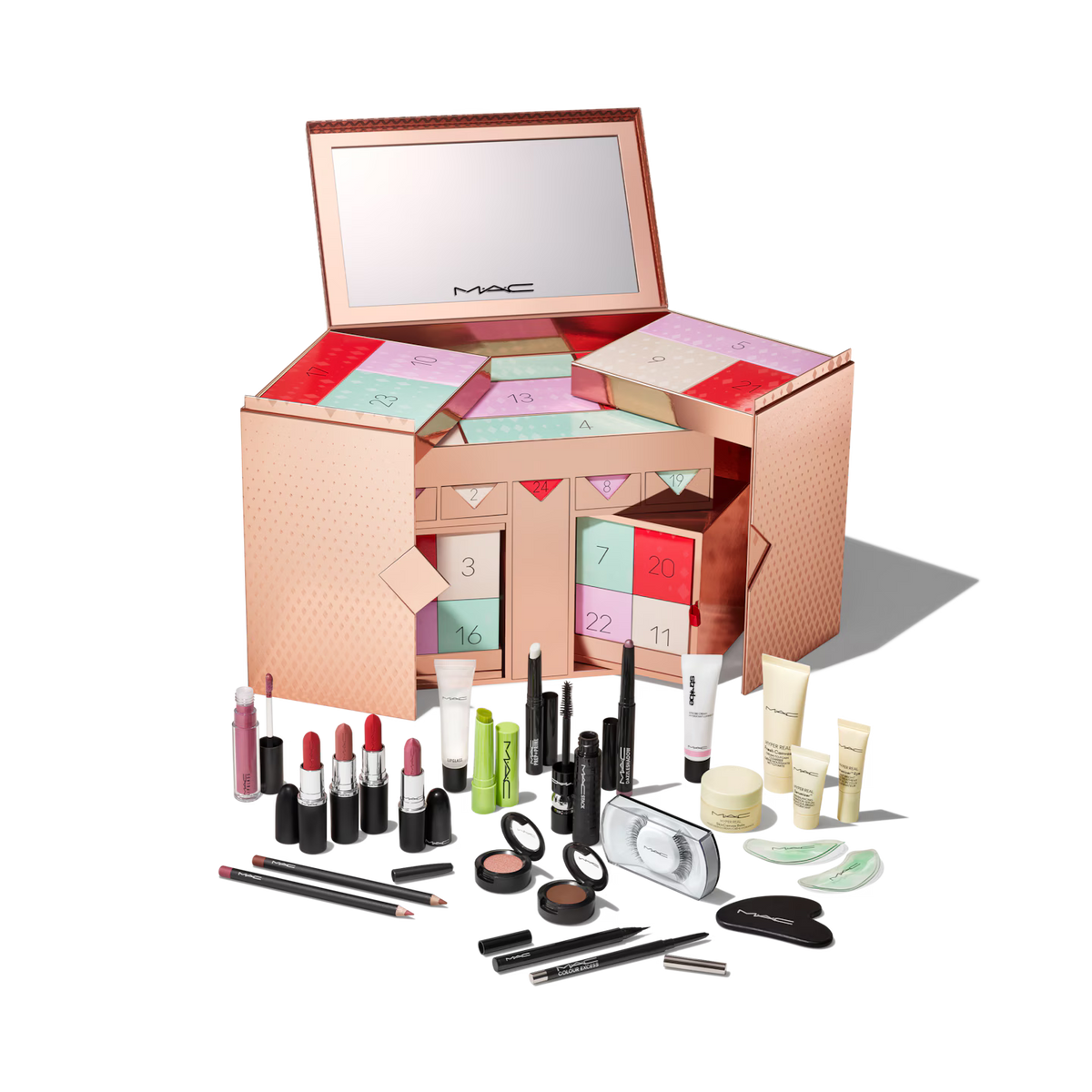 MAC Adventskalender 2025 Edition mit 24 Must-haves (540€ Warenwert)