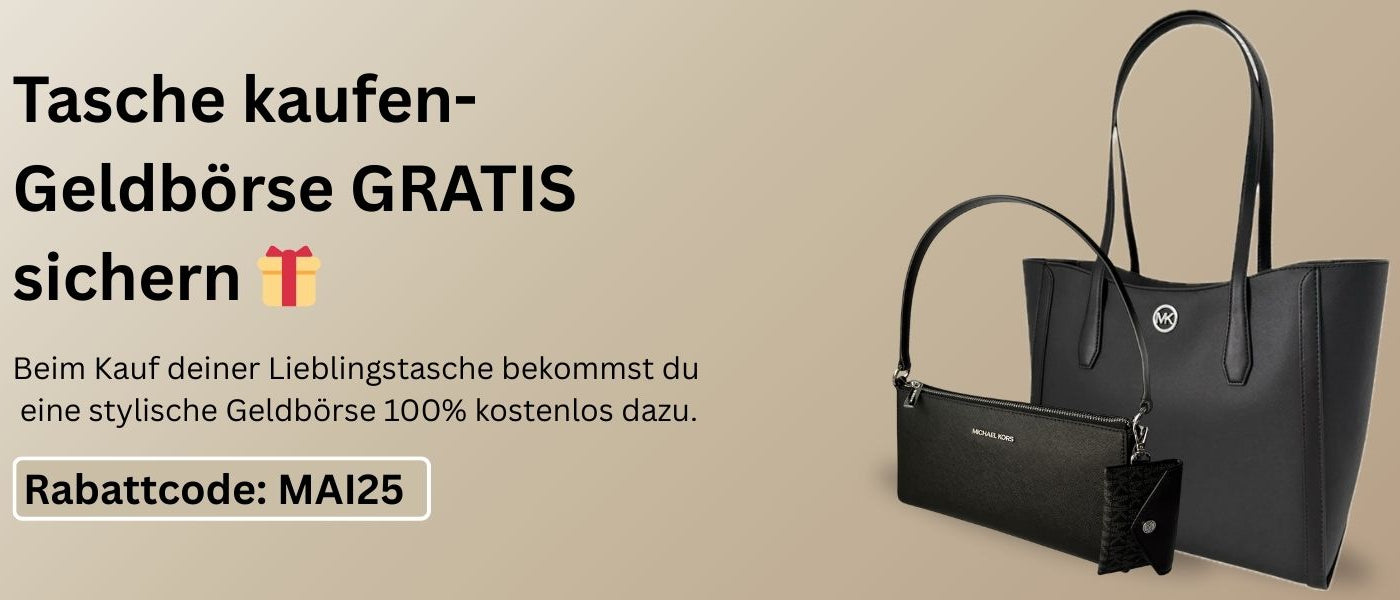 Tasche + GRATIS Geldbörse