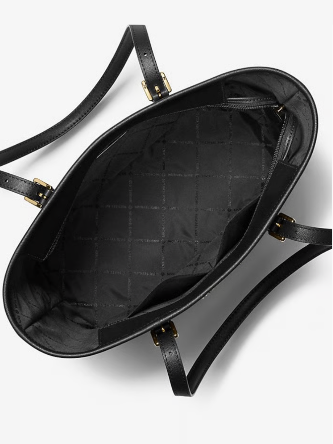 Michael Kors Jet Set Travel LG shopper schwarz gold logo