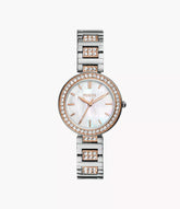Fossil Uhr Karli 3-Zeiger-Werk Bicolor