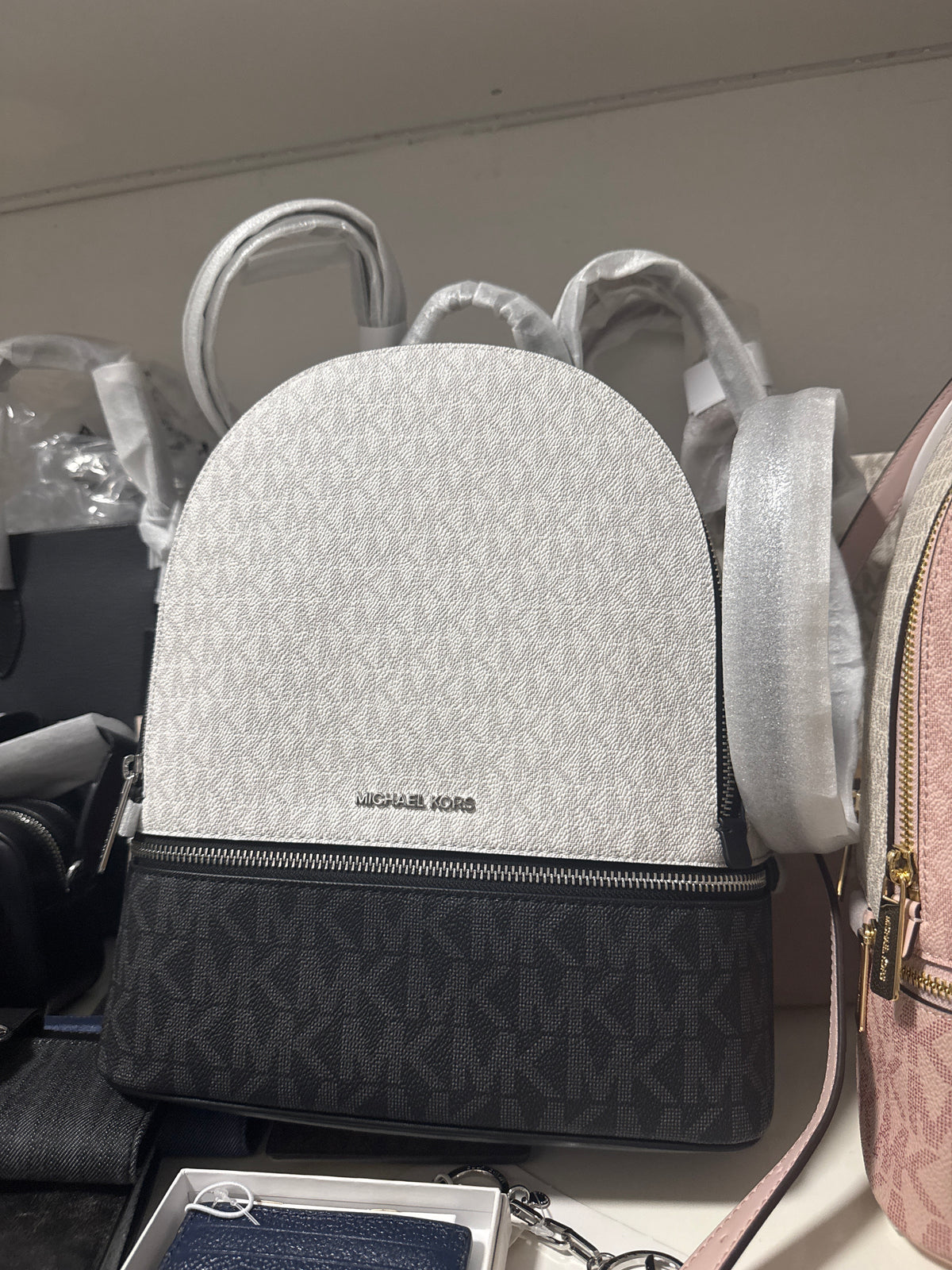 Michael Kors Rucksack rhea optic white multi