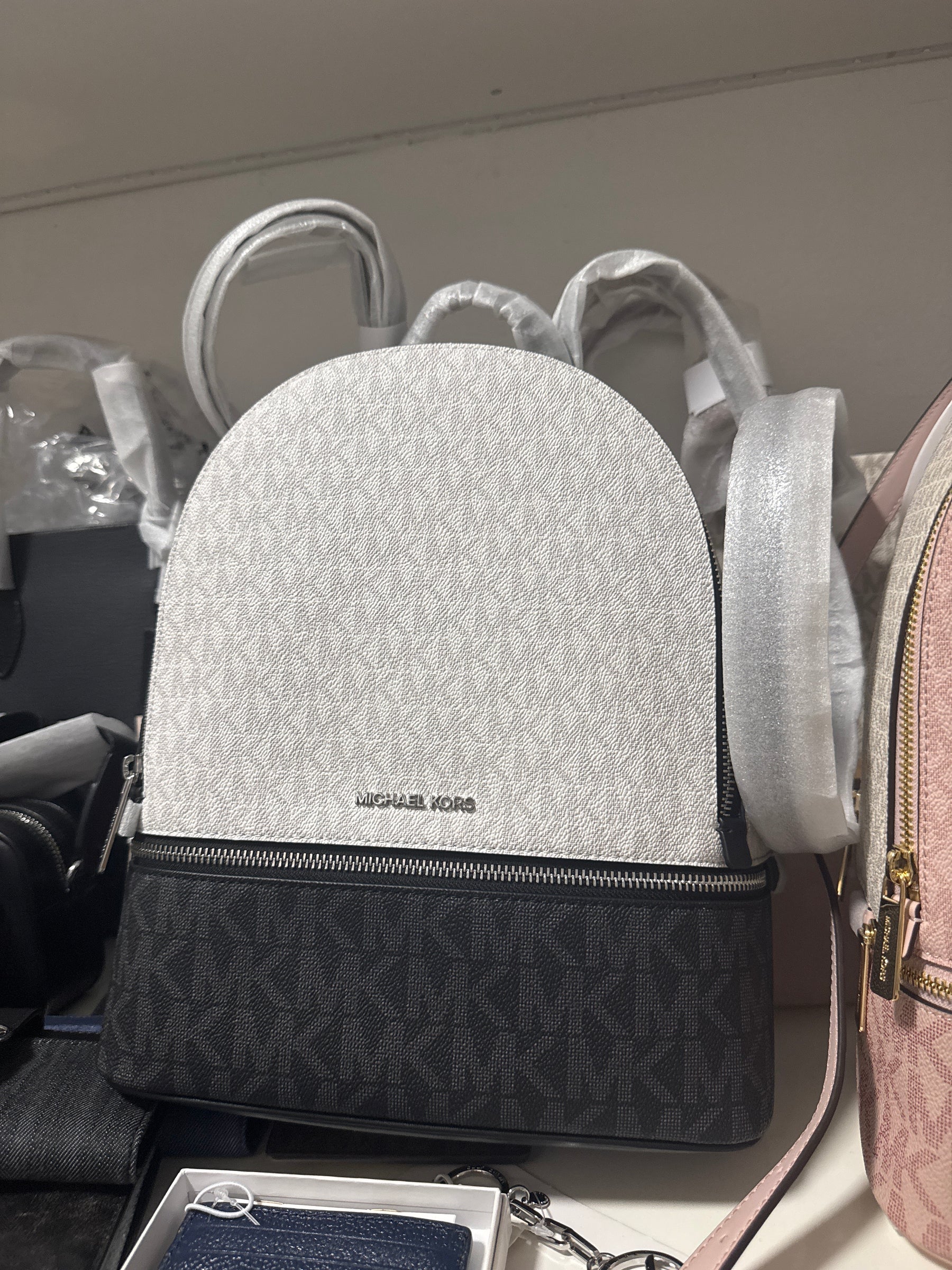 Michael Kors Rucksack rhea optic white multi
