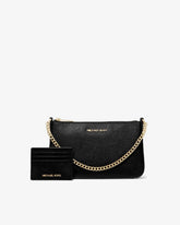 Michael Kors Medium Logo Pouch & Card Case Gift Set Signature Canvas Geschenkset