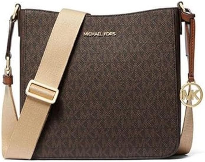 Michael Kors Umhängetasche mit breitem Gurt Brown