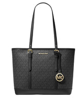 Michael Kors Jet Set Travel LG shopper schwarz gold logo