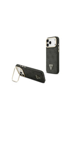 Guess 4G PU Triangle Logo & Stand Camera Magsafe
