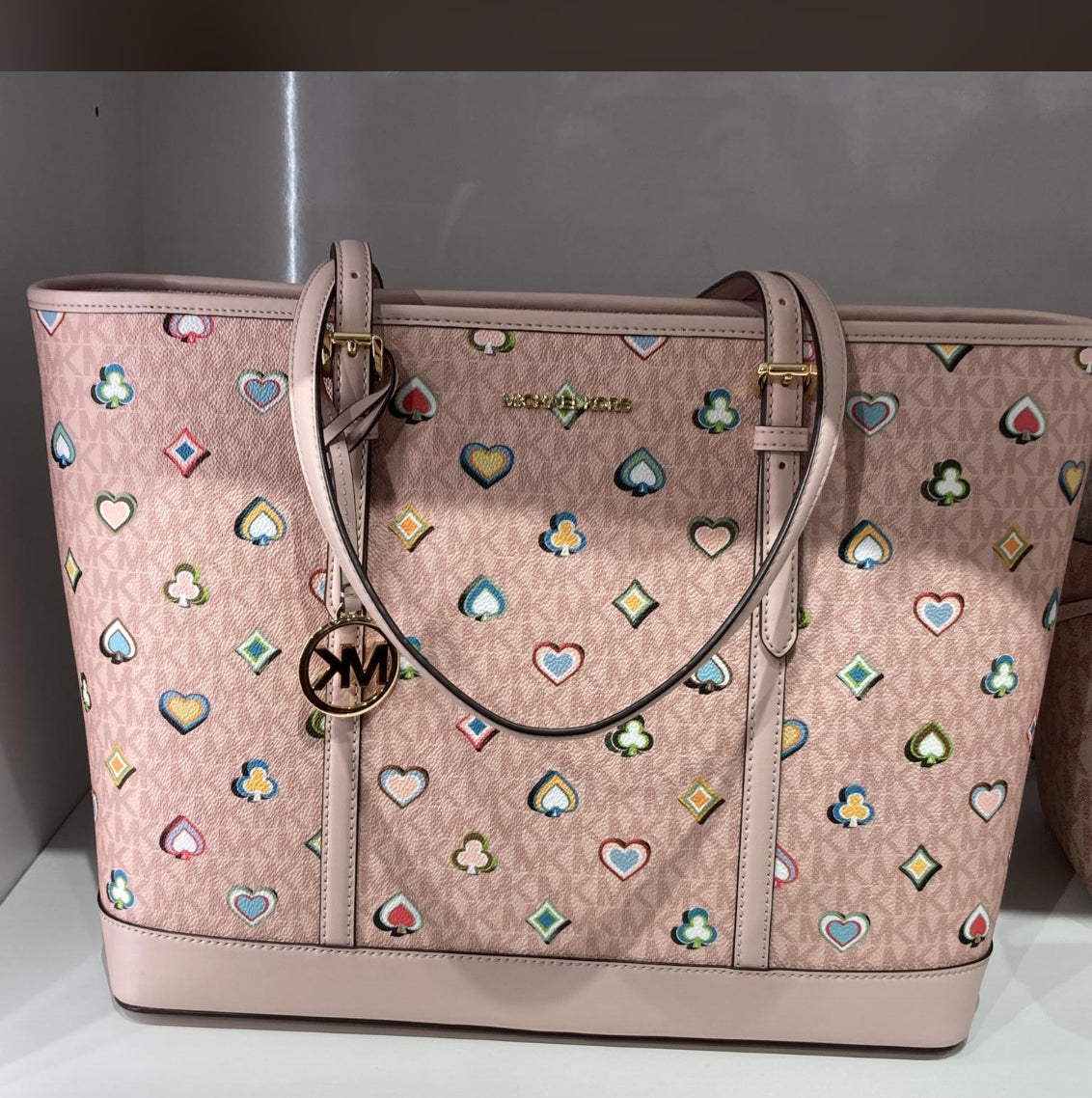 Michael Kors rosa gemustert