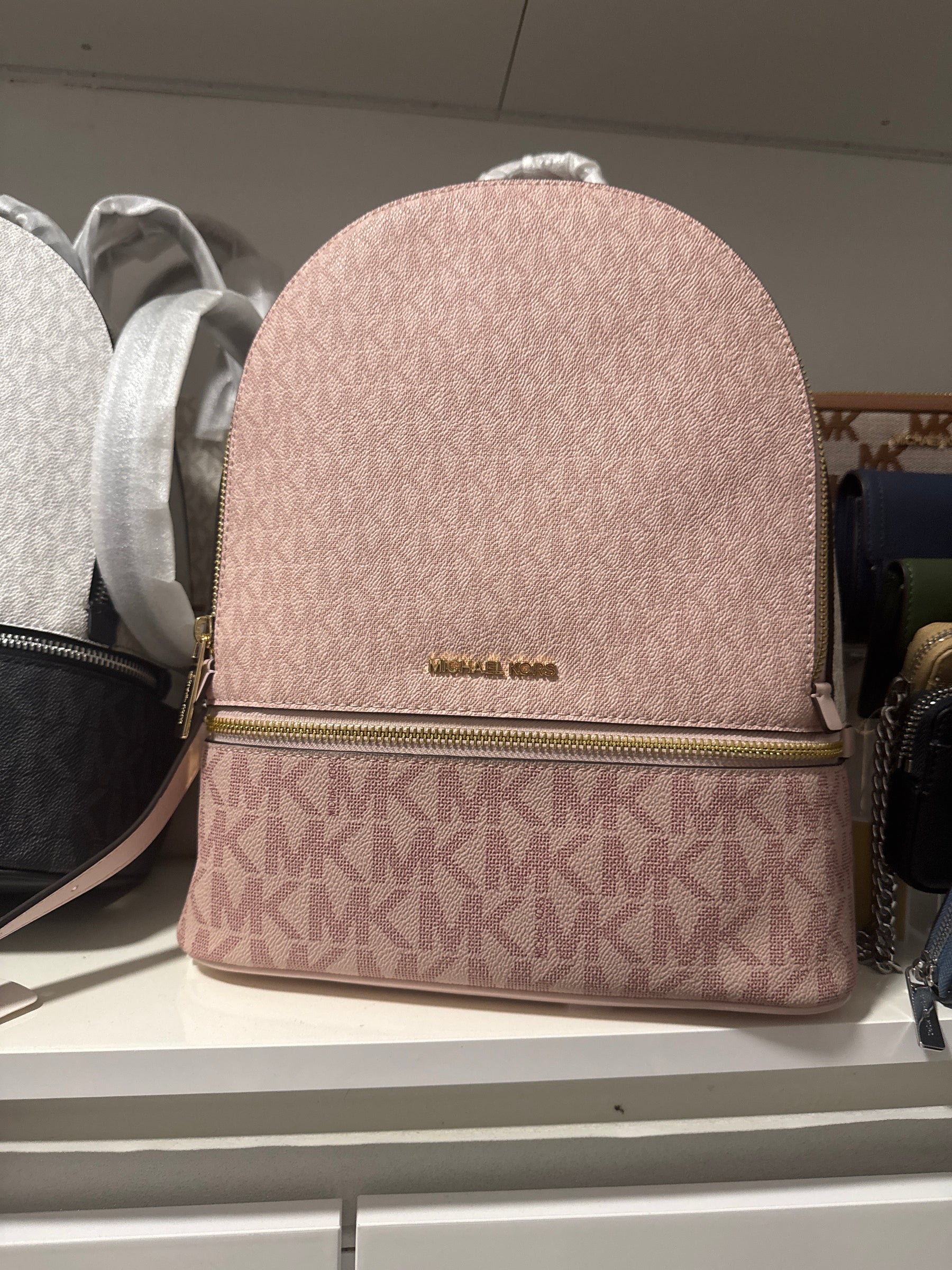 Michael Kors Rucksack rhea optic white multi