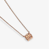 Michael Kors Kette logo rund Rosegold