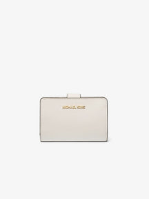 Michael Kors mittelgroße Geldbörse Crossgrain Leder