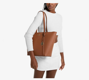 Michael Kors Pratt Tote LG Luggage
