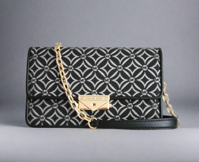 Michael Kors Cece Medium Flap Structured Crossbody black