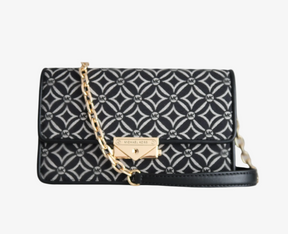 Michael Kors Cece Medium Flap Structured Crossbody black