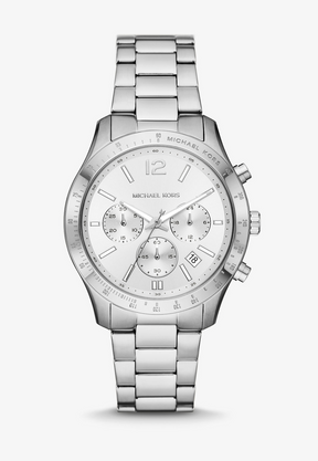 MICHAEL KORS  Oversized Berkley Silver-Tone Watch MK7413