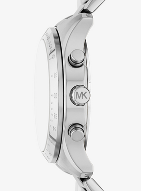 MICHAEL KORS  Oversized Berkley Silver-Tone Watch MK7413