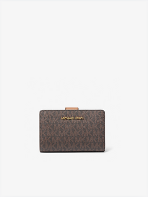 Michael Kors mittelgroße Brieftasche - Signature-Logomuster, Bifold