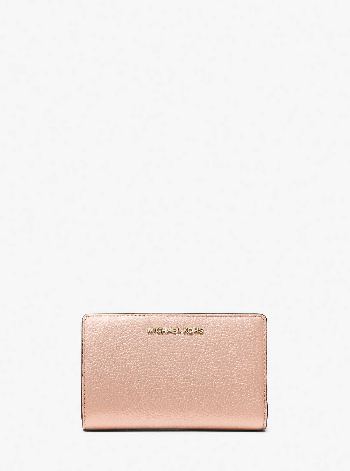 Michael Kors Geldbörse Soft Pink – Bifold Brieftasche gekrispeltes Leder