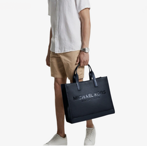 Michael Kors Cooper Leather Tote bag Navy