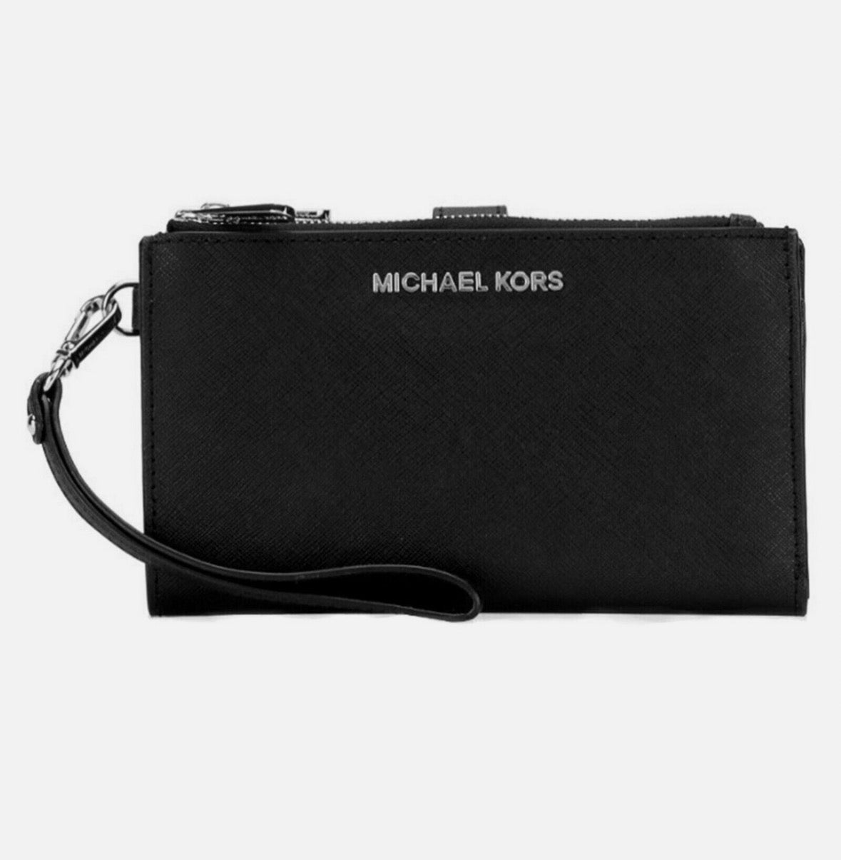 Michael Kors Double Zip schwarz silber
