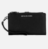 Michael Kors Double Zip schwarz silber