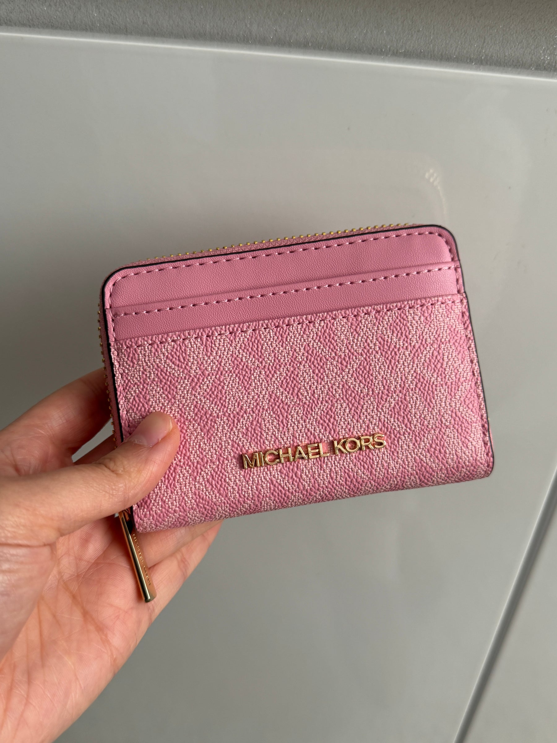 Michael Kors Md Card Case Carnation