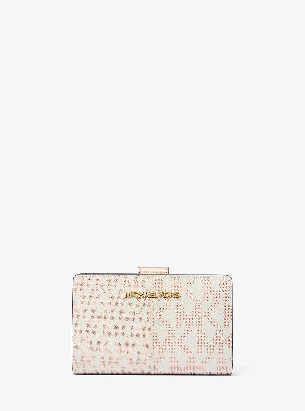 Michael Kors jet set travel wallet rosegold