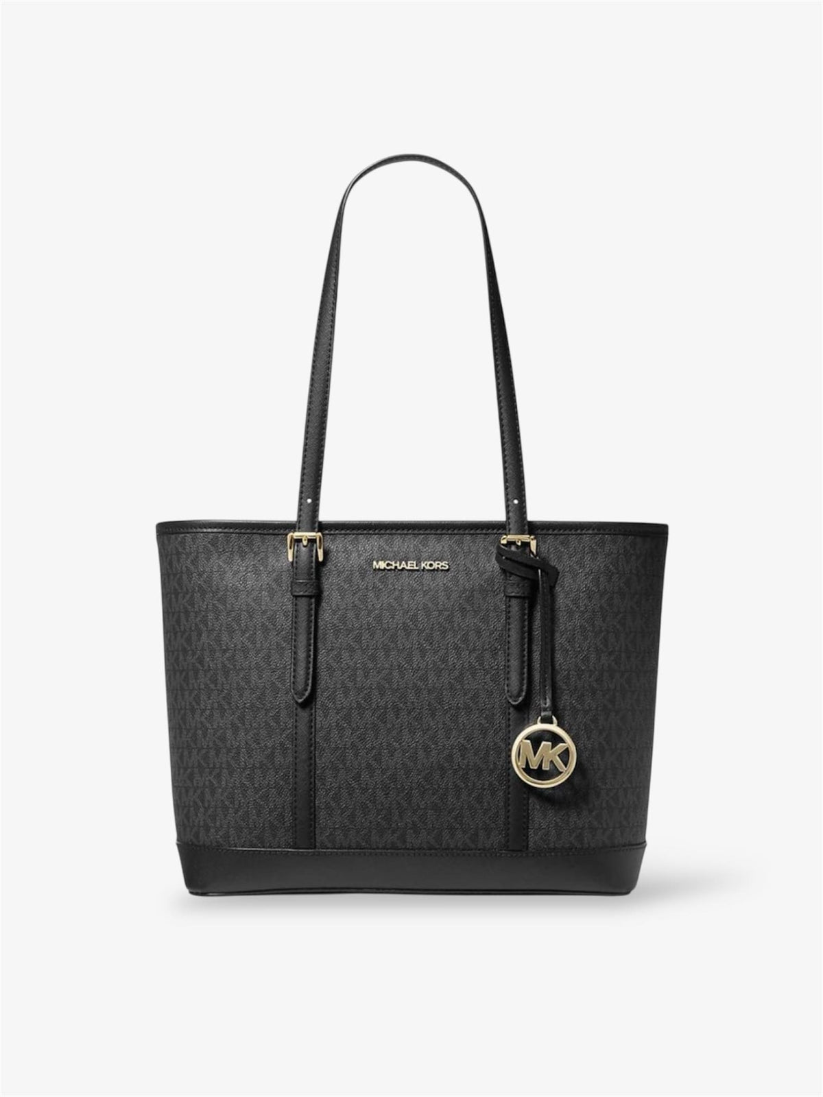 Michael Kors Jet Set Travel LG shopper schwarz gold logo