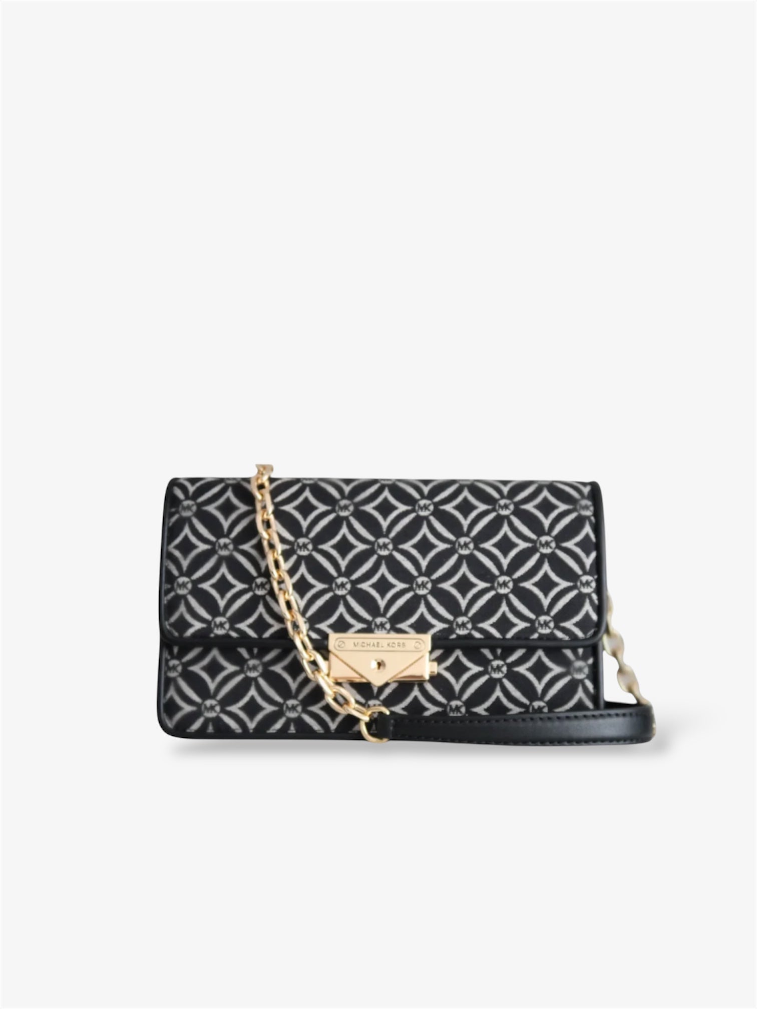 Michael Kors Cece Medium Flap Structured Crossbody black