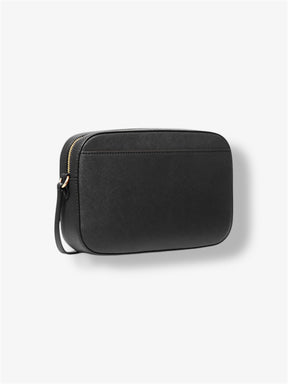 Michael Kors Jet Set Crossbody chain schwarz gold rückseite