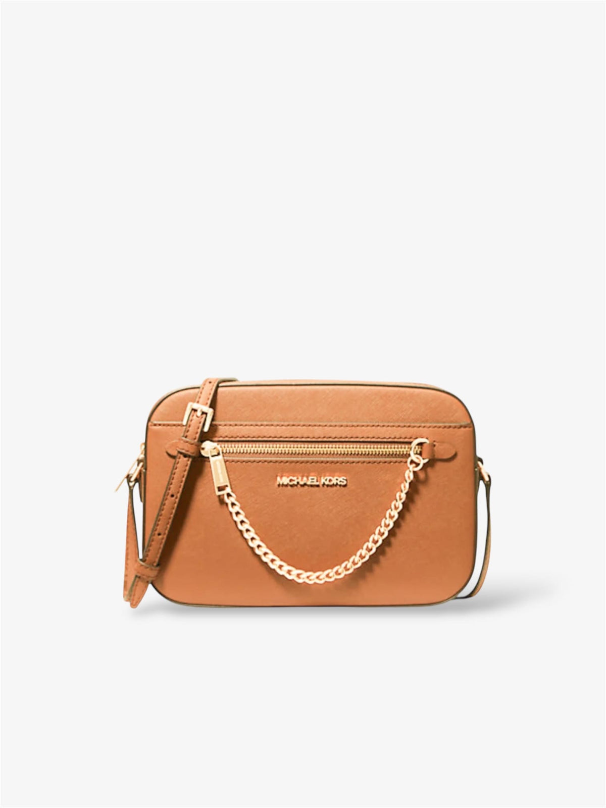 Michael Kors Jet Set Large Saffiano Leather Crossbody Deer