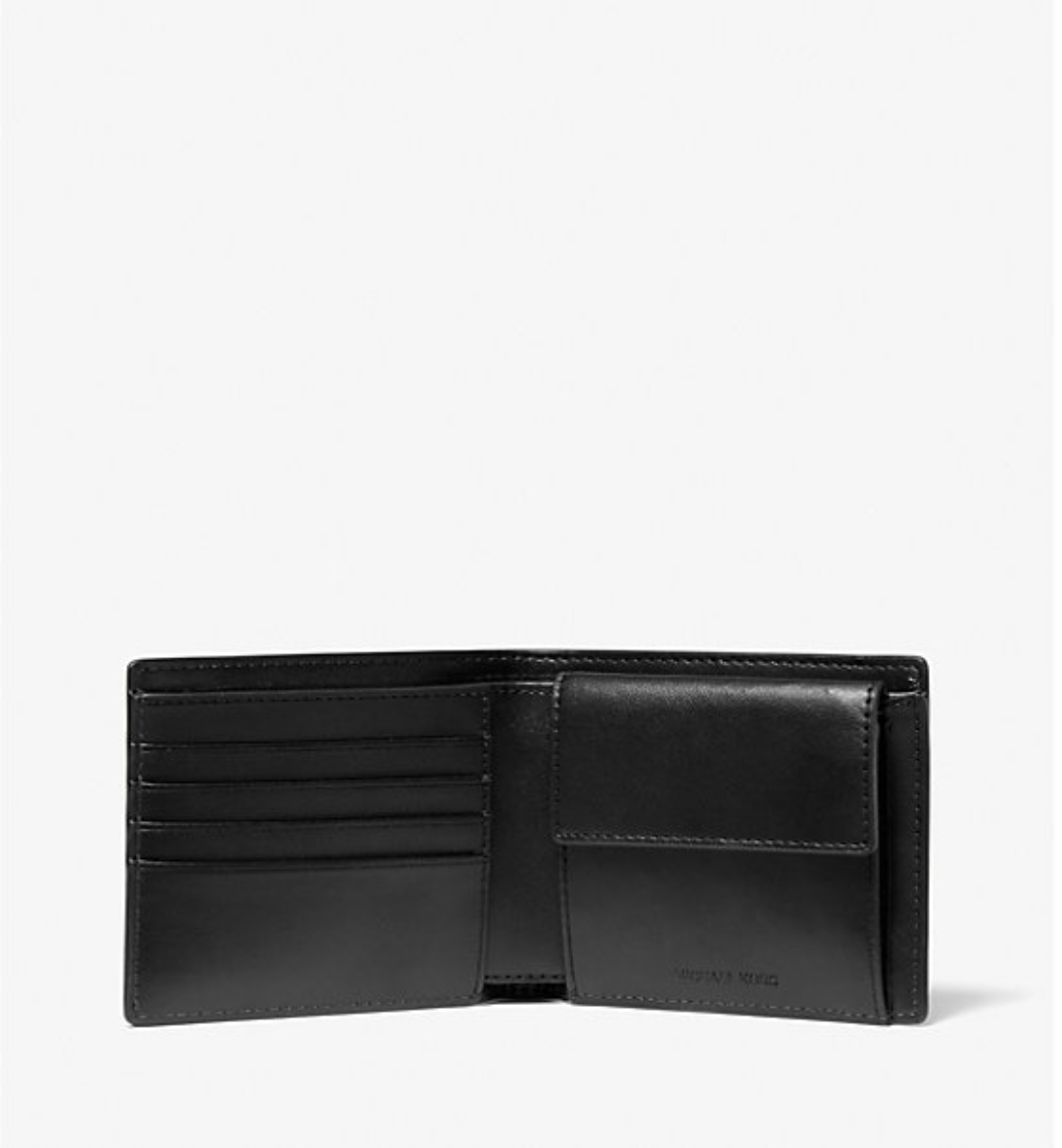 Michael Kors Harrison Wallet Navy Saffiano Leder Innenseite