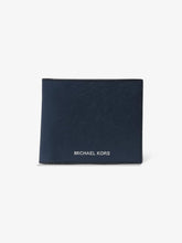 Michael Kors Harrison Wallet Navy Saffiano Leder Vorderseite