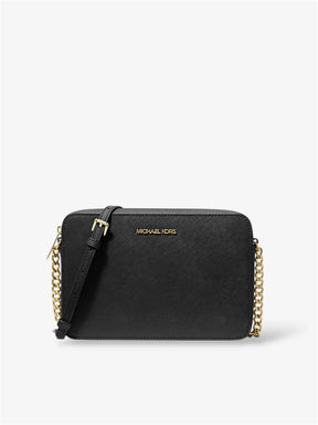 Michael Kors Jet Set Crossbody schwarz gold