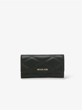 Michael Kors  Jet Set Travel Trifold Geldbörse schwarz gold