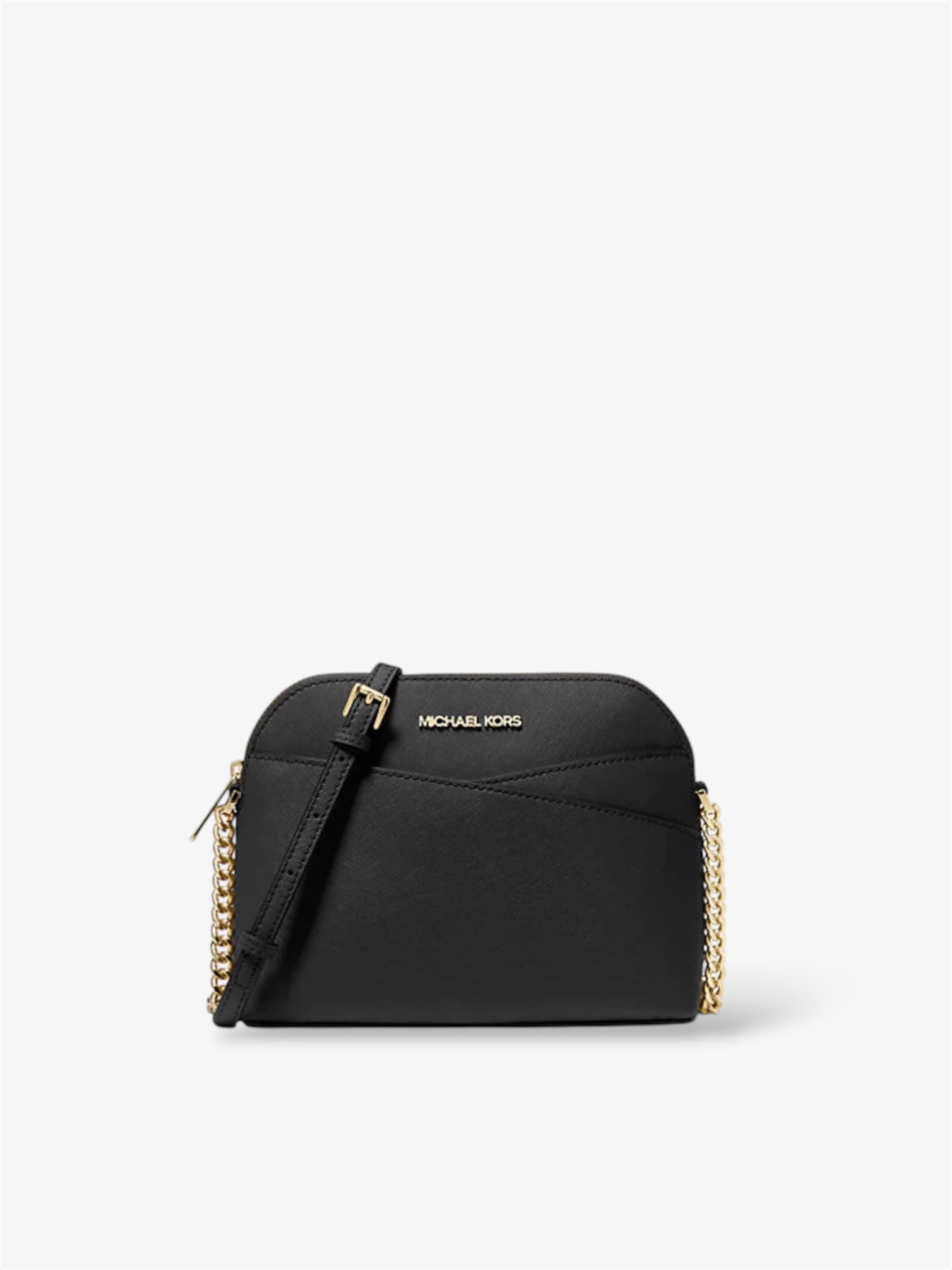 Michael Kors Jet Set Travel Medium Dome Crossbody Bag schwarz gold