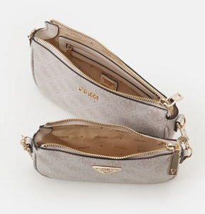 Guess NOELLE POUCH CROSSBODY SET dove innenansicht