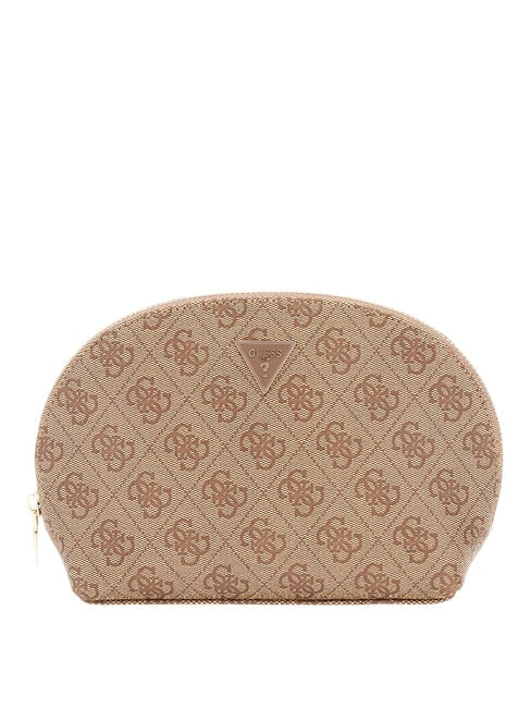 GUESS Zamira Beauty Case Milch-Logo